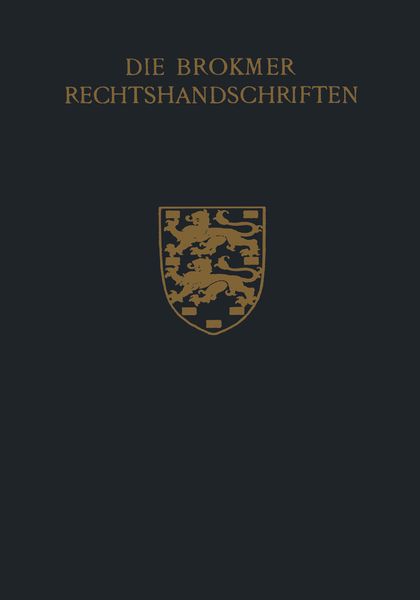 Produktbild: Die Brokmer Rechtshandschriften