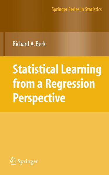 Produktbild: Statistical Learning from a Regression Perspective