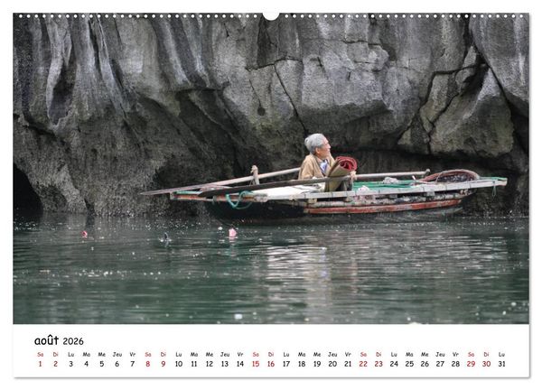 Produktbild: Vietnam du Nord au Sud (Calendrier mural 2026 DIN A2 vertical) calendrier de bureau