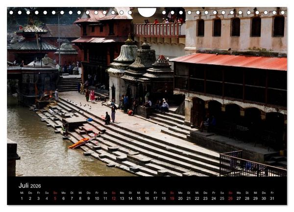 Produktbild: Nepal-Das Kathmandu-Tal nach dem Beben (Wandkalender 2026 DIN A4 quer), CALVENDO Monatskalender