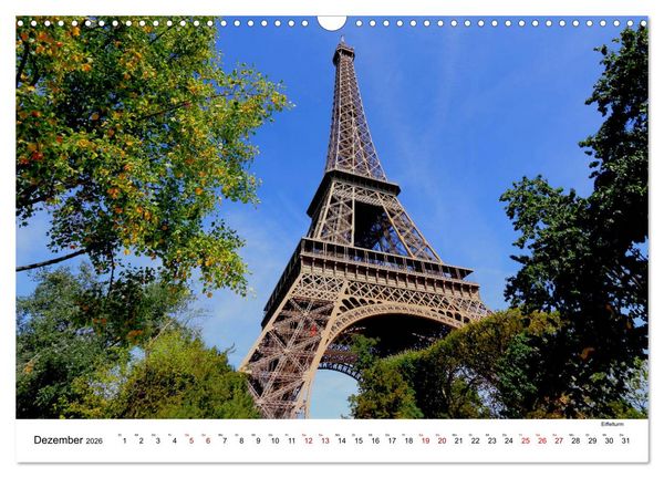 Produktbild: Paris - zwischen gestern und morgen (Wandkalender 2026 DIN A3 quer), CALVENDO Monatskalender