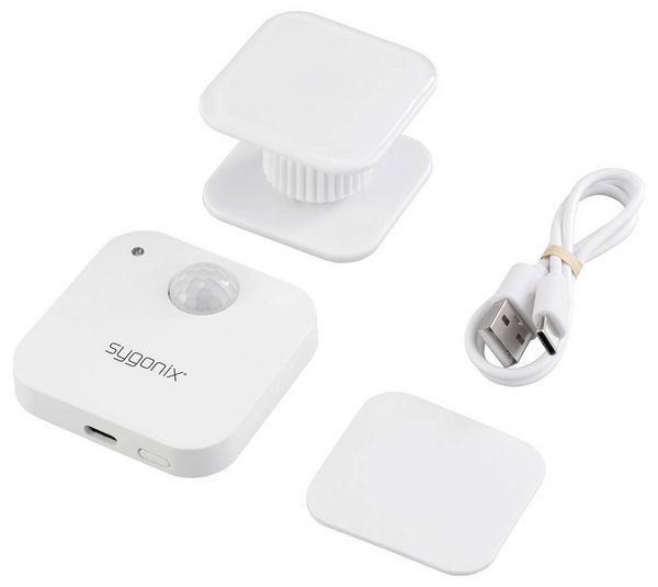 Produktbild: Sygonix SY-6811312 Wand, Decke Bewegungsmelder 120&deg; Wei&szlig;