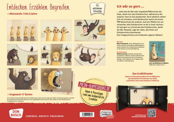 Produktbild: Ich w&auml;r so gern ... dachte das Erdm&auml;nnchen. Kamishibai Bildkartenset