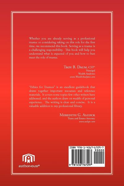 Produktbild: Ethics for Trustees