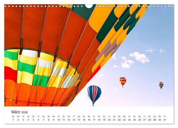 Produktbild: Kunterbunte Hei&szlig;luftballone (Wandkalender 2026 DIN A3 quer), CALVENDO Monatskalender