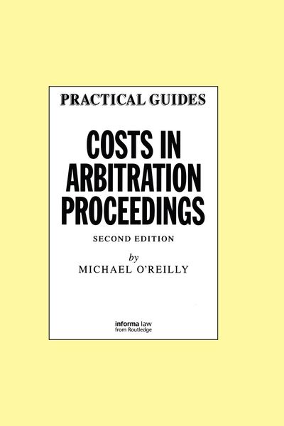 Produktbild: Costs in Arbitration Proceedings