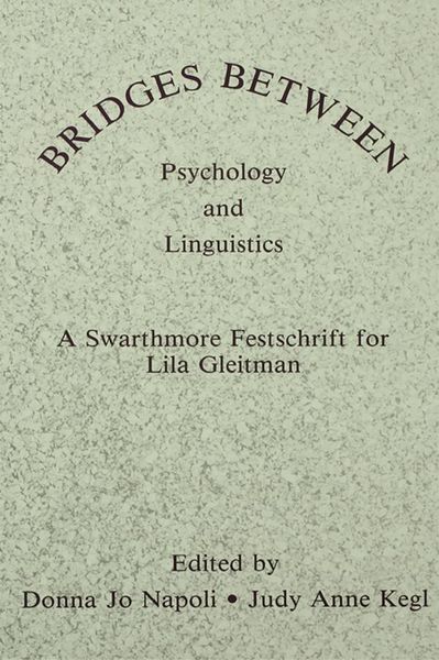 Produktbild: Bridges Between Psychology and Linguistics