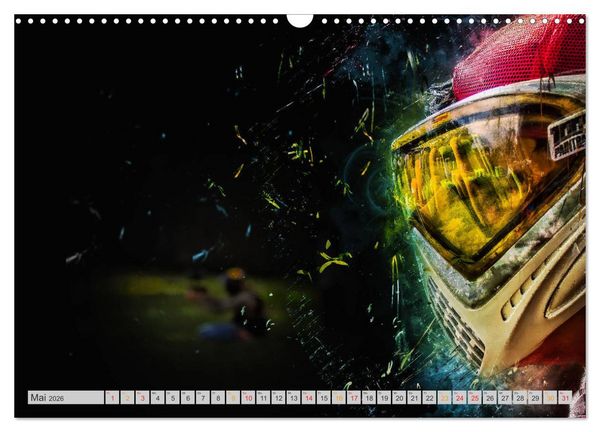 Produktbild: Paintball - extrem cool (Wandkalender 2026 DIN A3 quer), CALVENDO Monatskalender