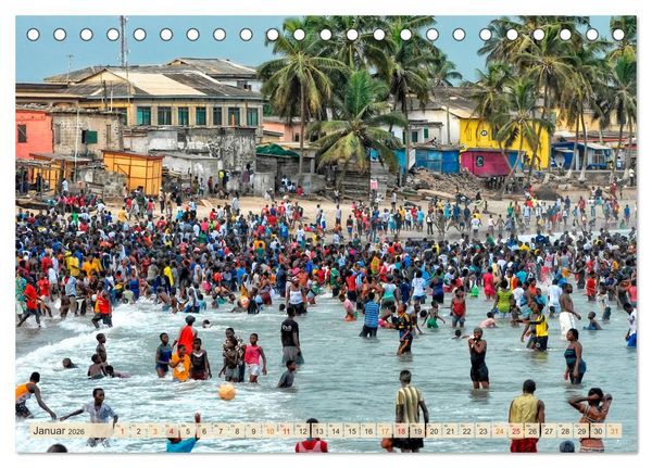 Produktbild: Reise durch Afrika - Ghana (Tischkalender 2026 DIN A5 quer), CALVENDO Monatskalender