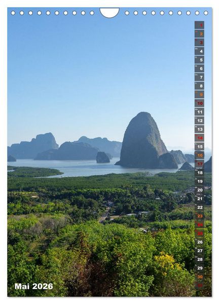 Produktbild: Thailand - Perle Asiens (Wandkalender 2026 DIN A4 hoch), CALVENDO Monatskalender