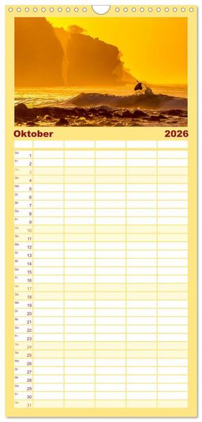 Produktbild: Familienplaner 2026 - El Salvador - Unber&uuml;hrte und wundersch&ouml;ne Natur. mit 5 Spalten (Wandkalender, 21 x 45 cm) CALVENDO