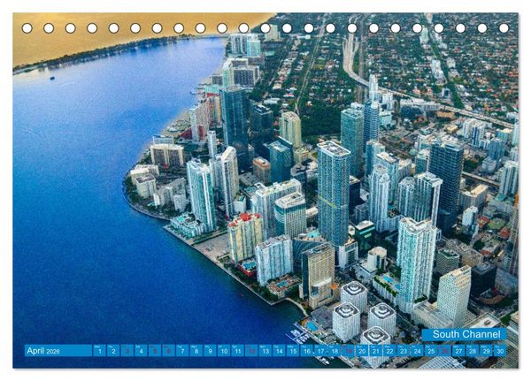 Produktbild: Colorful Miami (Desk Calendar 2026 DIN A5 landscape), CALVENDO 12 Month DeskCalendar