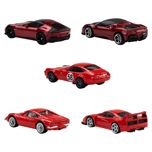 Produktbild: Hot Wheels Ferrari 5er-Pack