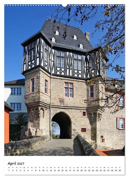 Produktbild: Idstein &ndash; eine Fachwerkidylle (Wandkalender 2027 DIN A2 hoch), CALVENDO Monatskalender