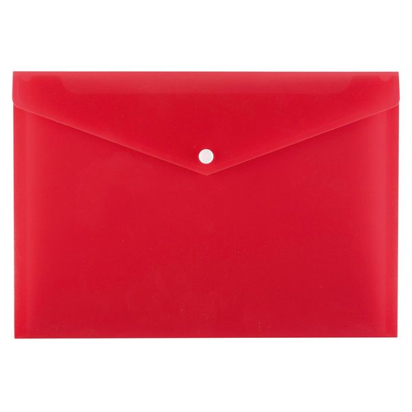 Produktbild: Idena Versandtasche PP transluzent rot DIN C4