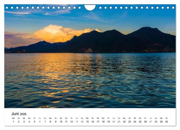 Produktbild: Lago Maggiore - Unterwegs am Westufer (Wandkalender 2026 DIN A4 quer), CALVENDO Monatskalender