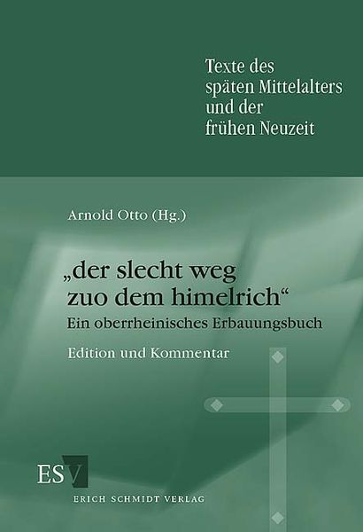 Produktbild: "der slecht weg zuo dem himelrich"