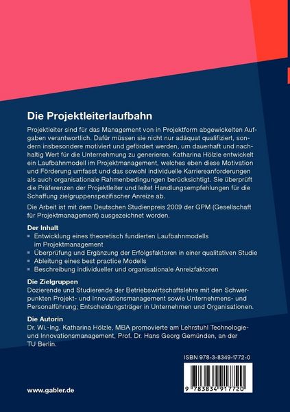 Produktbild: Die Projektleiterlaufbahn