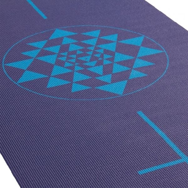 Produktbild: Yogamatte Leela Collection Yantra/Alignment, dunkelblau