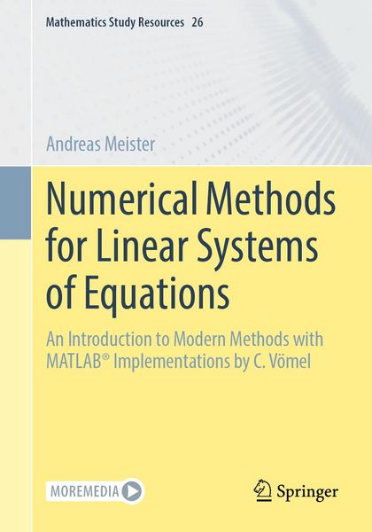 Produktbild: Numerical Methods for Linear Systems of Equations