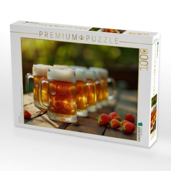 Produktbild: CALVENDO Puzzle Vitamin Bier | 1000 Teile Lege-Gr&ouml;&szlig;e 64x48cm Foto-Puzzle f&uuml;r gl&uuml;ckliche Stunden