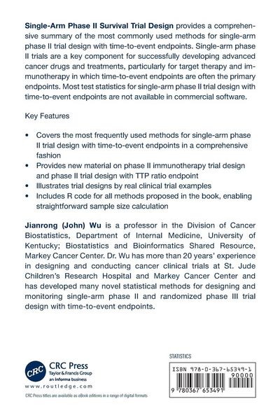Produktbild: Single-Arm Phase II Survival Trial Design