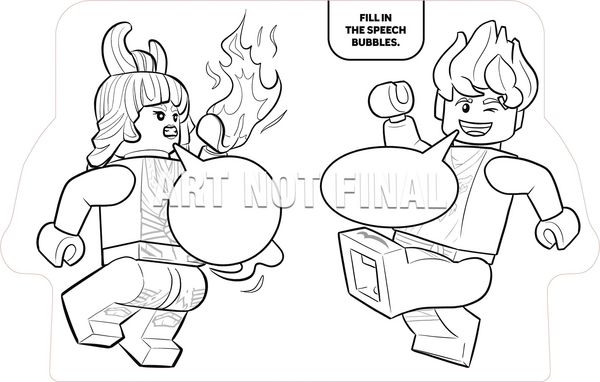 Produktbild: LEGO&reg; NINJAGO&reg; - Mein gro&szlig;es Minifigur-Malbuch
