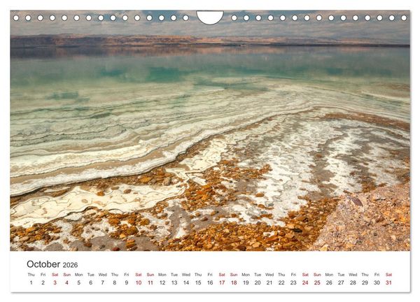Produktbild: Jordan Sand, Stone and Salt (Wall Calendar 2026 DIN A4 landscape), CALVENDO 12 Month Wall Calendar