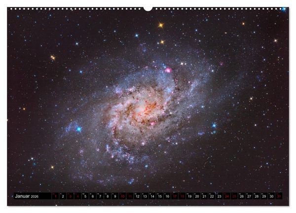 Produktbild: Galaxien des Nordhimmels (hochwertiger Premium Wandkalender 2026 DIN A2 quer), Kunstdruck in Hochglanz