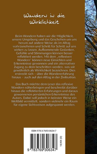 Produktbild: Wandern, Wesen, Wirklichkeit