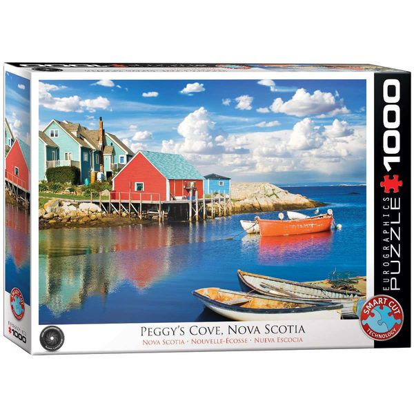 Eurographics 6000-5438 - Fischerhütten in Peggys Cove Nova Scotia , Puzzle, 1.000 Teile