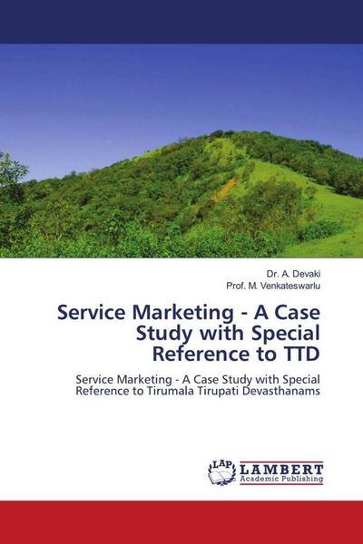 Produktbild: Service Marketing - A Case Study with Special Reference to TTD