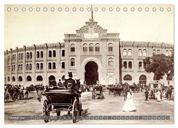 Produktbild: Erinnerungen an das alte Madrid (Tischkalender 2026 DIN A5 quer), CALVENDO Monatskalender