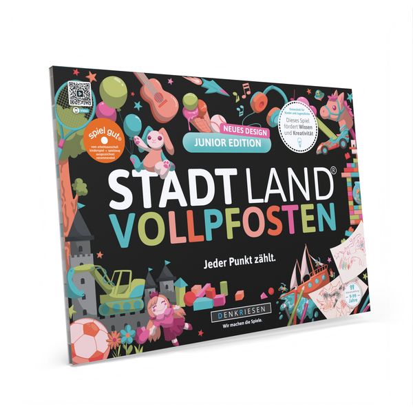 Denkriesen - Stadt Land Vollpfosten® Junior Edition – "Jeder Punkt zählt."