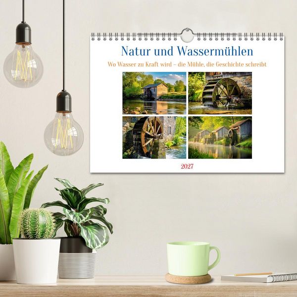 Produktbild: Natur und Wasserm&uuml;hlen (Wandkalender 2027 DIN A4 quer), CALVENDO Monatskalender