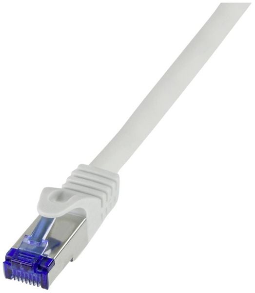 Produktbild: LogiLink C6A082S RJ45 CAT 6a S/FTP 7.50 m Grau 1 St.