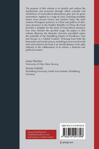 Produktbild: The Dynamics of Transculturality