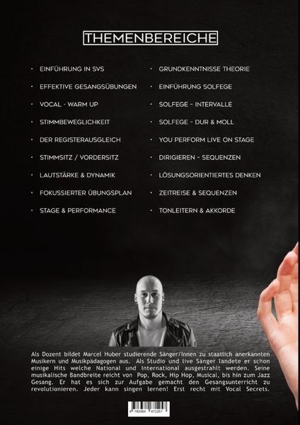 Produktbild: Secret Vocal System, Das Konzept, das Gesang revolutioniert, SVS, Gesang, Gesangbuch, Marcel Huber