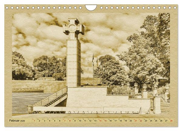 Produktbild: Das Baltikum - Ein Kalender im Zeitungsstil (Wandkalender 2026 DIN A4 quer), CALVENDO Monatskalender