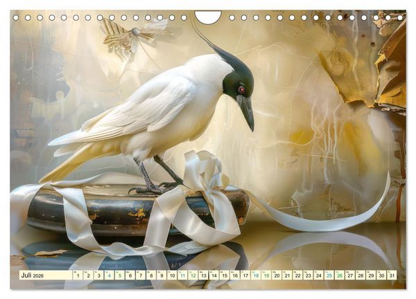 Produktbild: Farbenfrohe Fantasiev&ouml;gel (Wandkalender 2026 DIN A4 quer), CALVENDO Monatskalender
