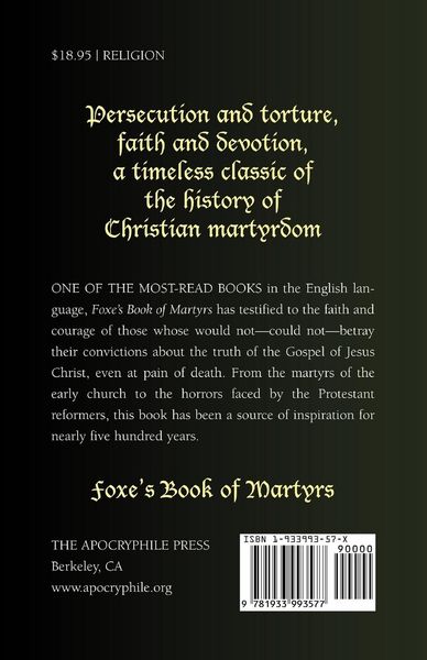 Produktbild: Foxe's Book of Martyrs