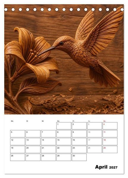 Produktbild: Kolibri-Welten (Tischkalender 2027 DIN A5 hoch), CALVENDO Monatskalender