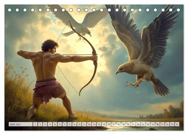 Produktbild: Der Weg des Herakles (Tischkalender 2027 DIN A5 quer), CALVENDO Monatskalender