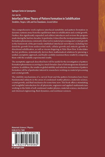 Produktbild: Interfacial Wave Theory of Pattern Formation in Solidification