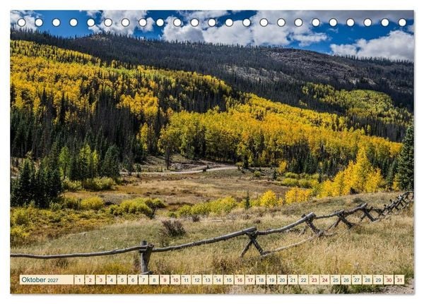 Produktbild: Wyoming, South Dakota Colorado (Tischkalender 2027 DIN A5 quer), CALVENDO Monatskalender