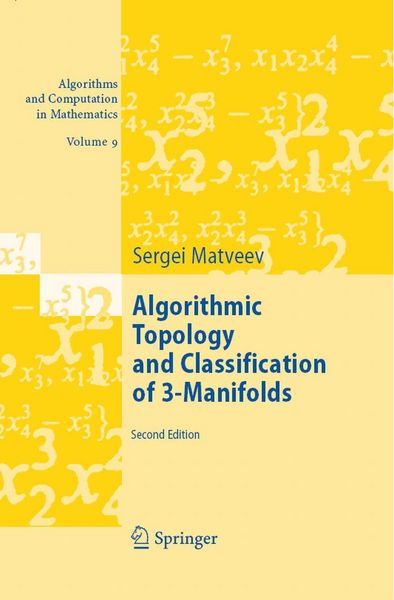 Produktbild: Algorithmic Topology and Classification of 3-Manifolds
