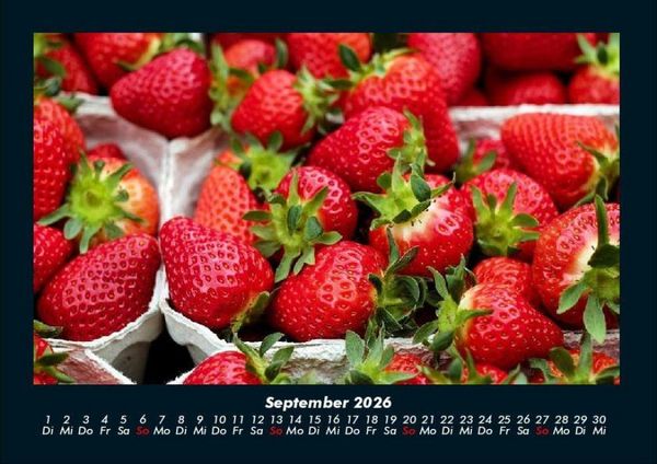 Produktbild: Obstkalender 2026 Fotokalender DIN A4