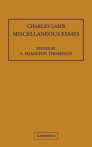 Produktbild: Miscellaneous Essays