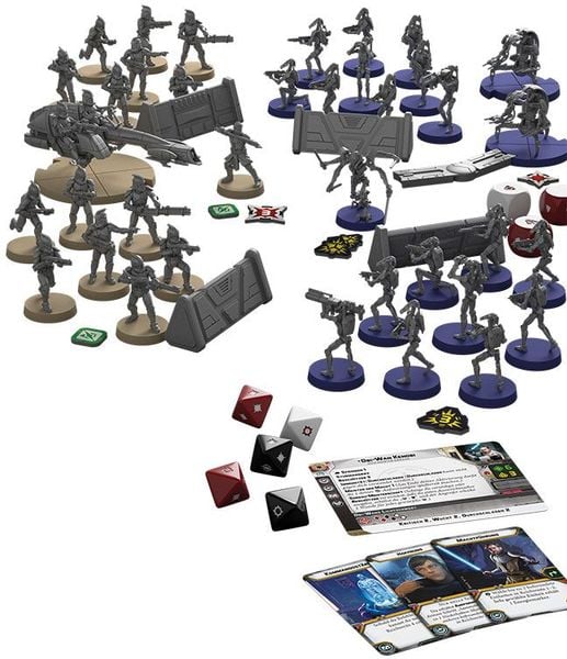 STAR WARS LEGION gioco da tavolo CLONE WARS fantasy flight games