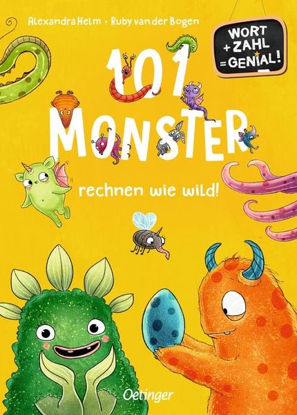 101 Monster rechnen wie wild!, Gebundene Ausgabe von Ruby van der Bogen, Verlag Friedrich Oetinger GmbH, 9783751206747